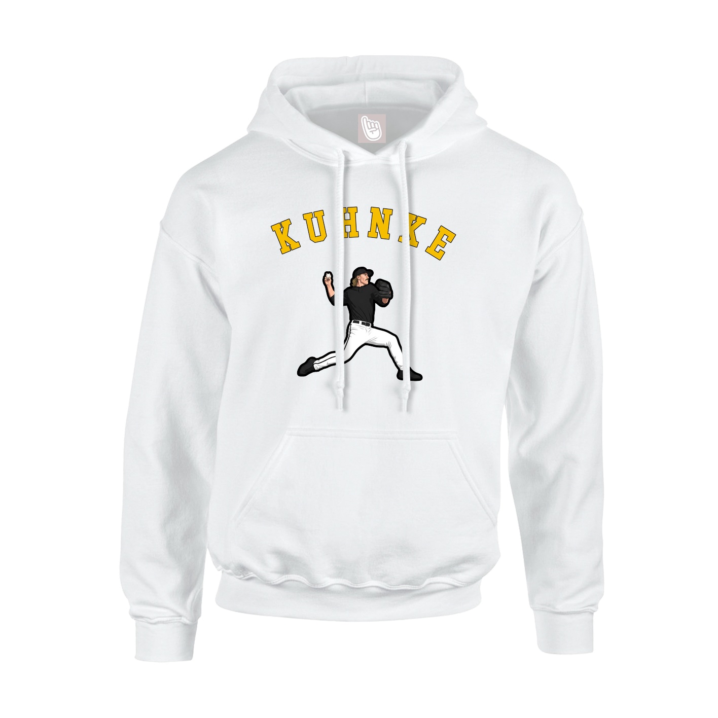 Hoodie — Shirsey Arch in White