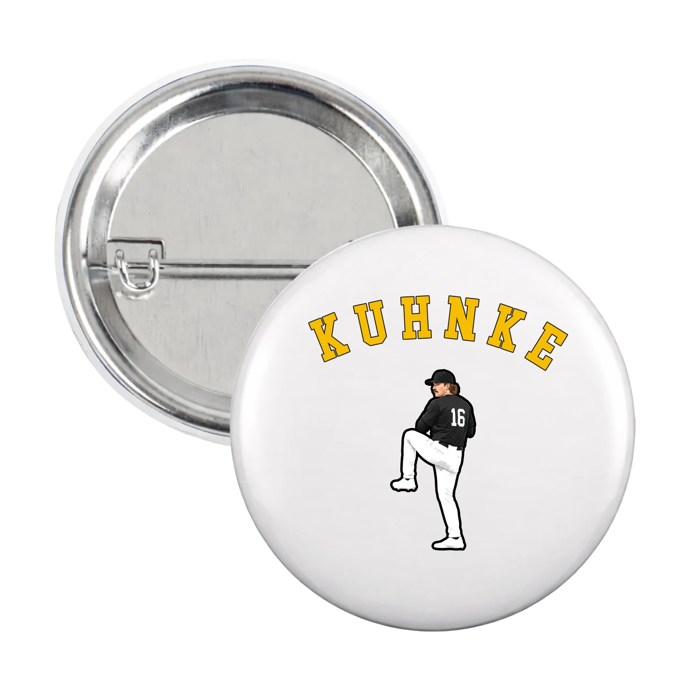 Game Day Button — Shirsey Arch in White
