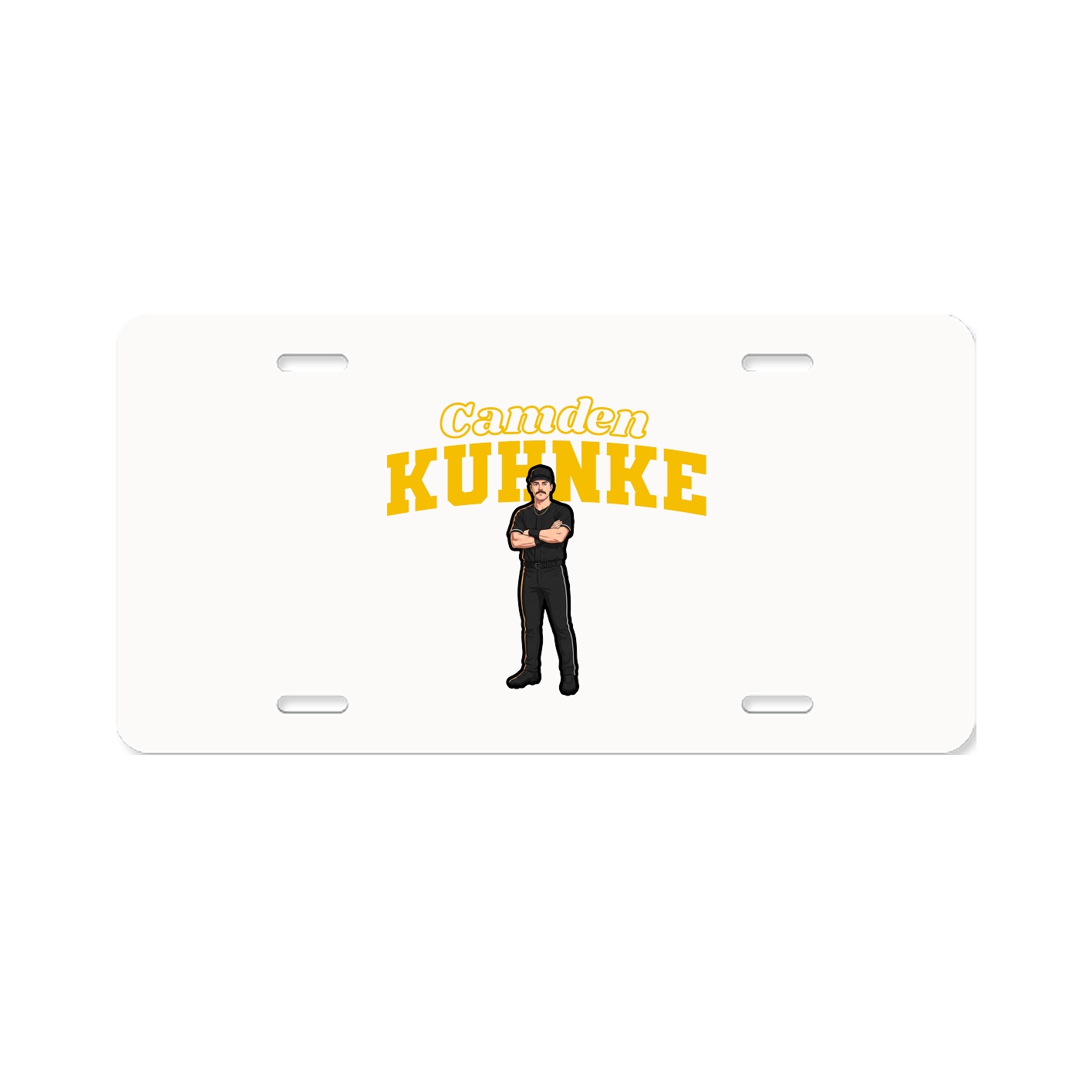 License Plate — Name Arch in Classic