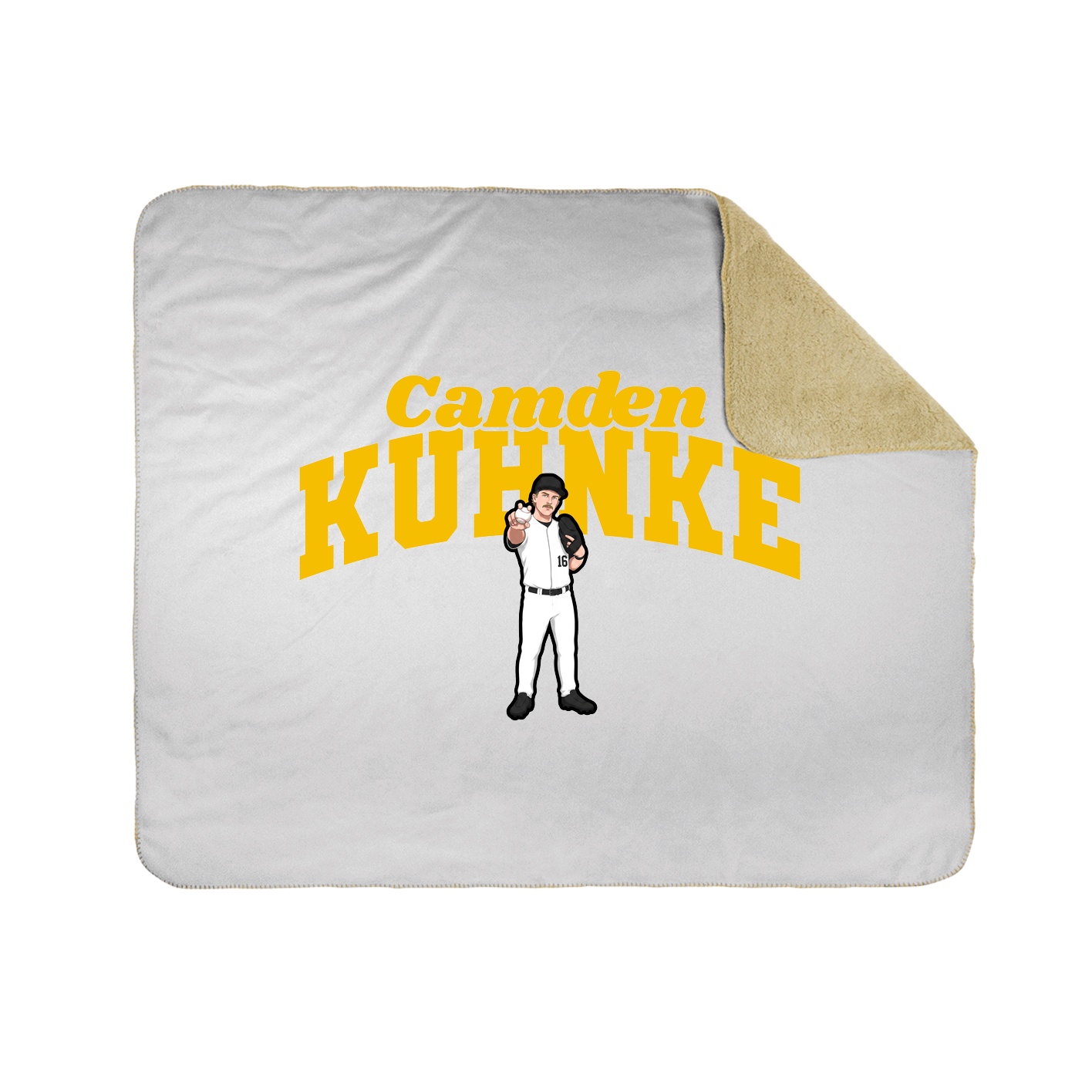 Throw Blanket — Signature Arch in White