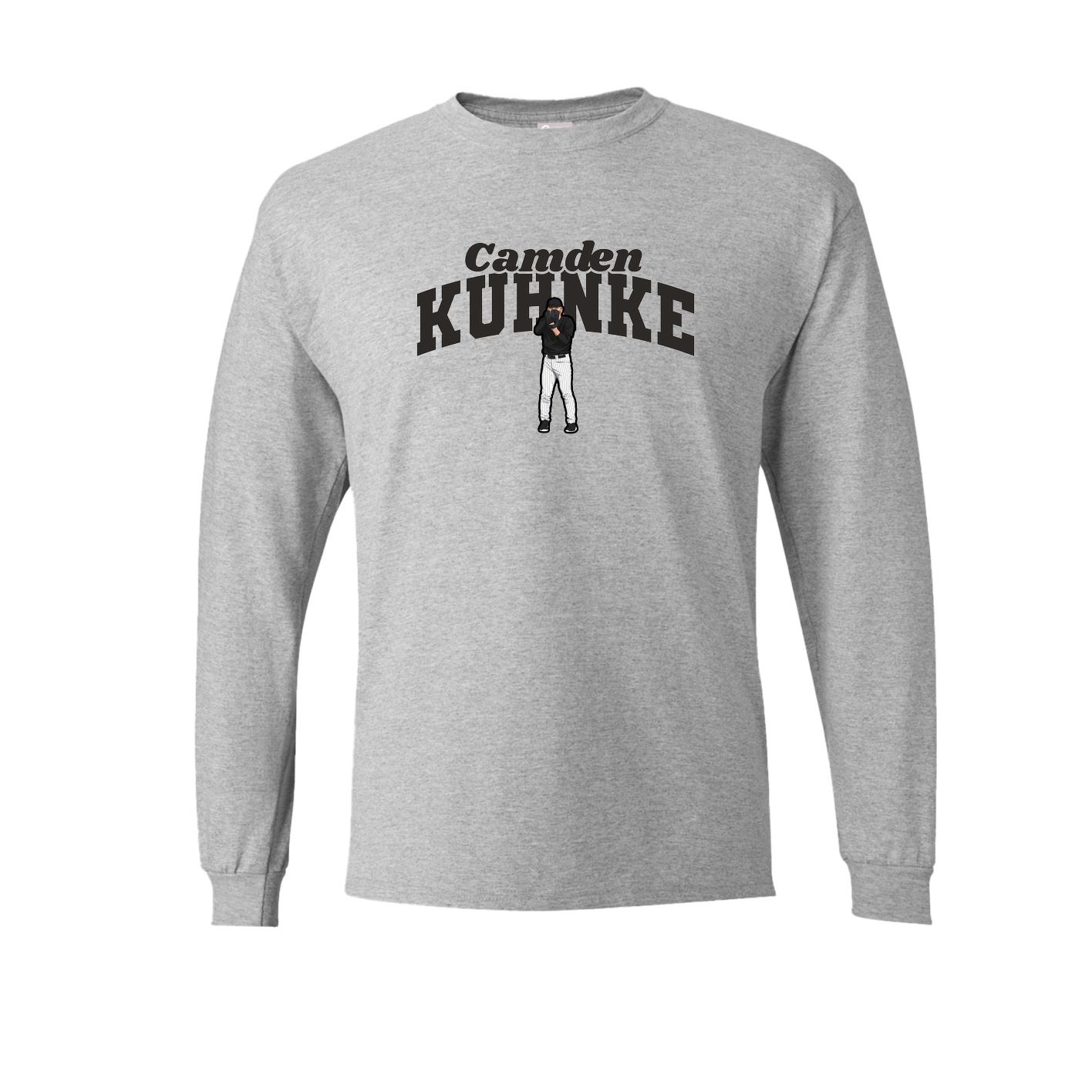 Long Sleeve Tee — Signature Arch in Grey