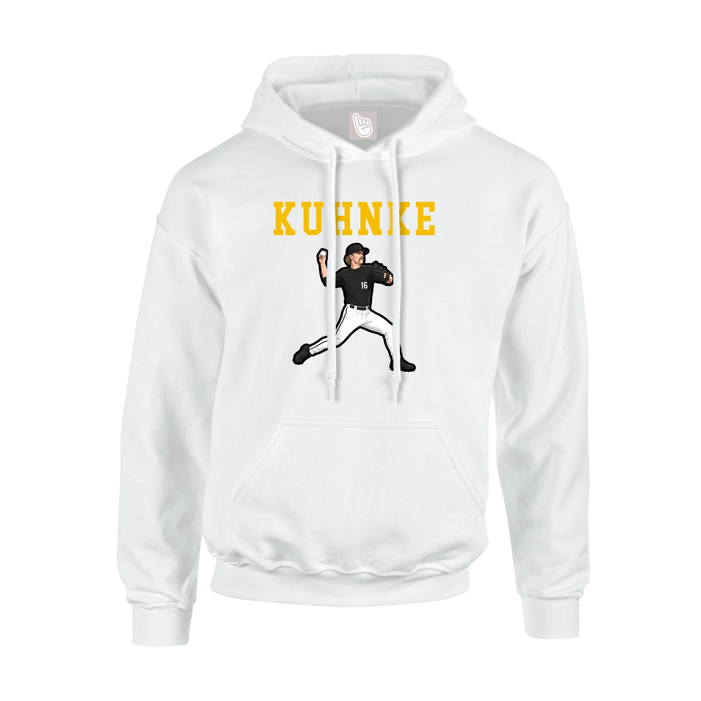 Hoodie — Shirsey in White