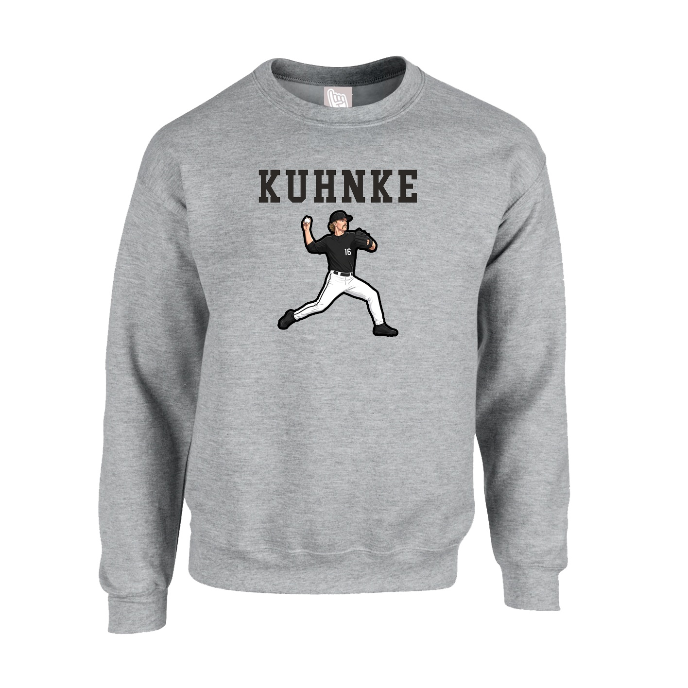 Fleece Crew — Shirsey in Grey
