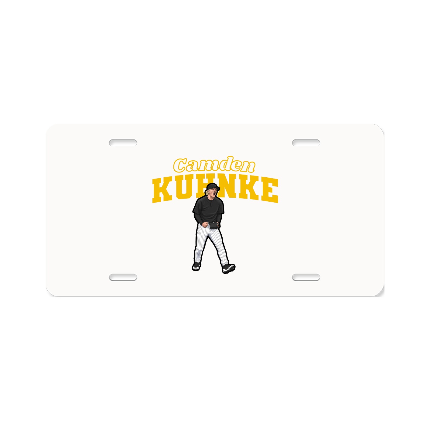 License Plate — Name Arch in Classic