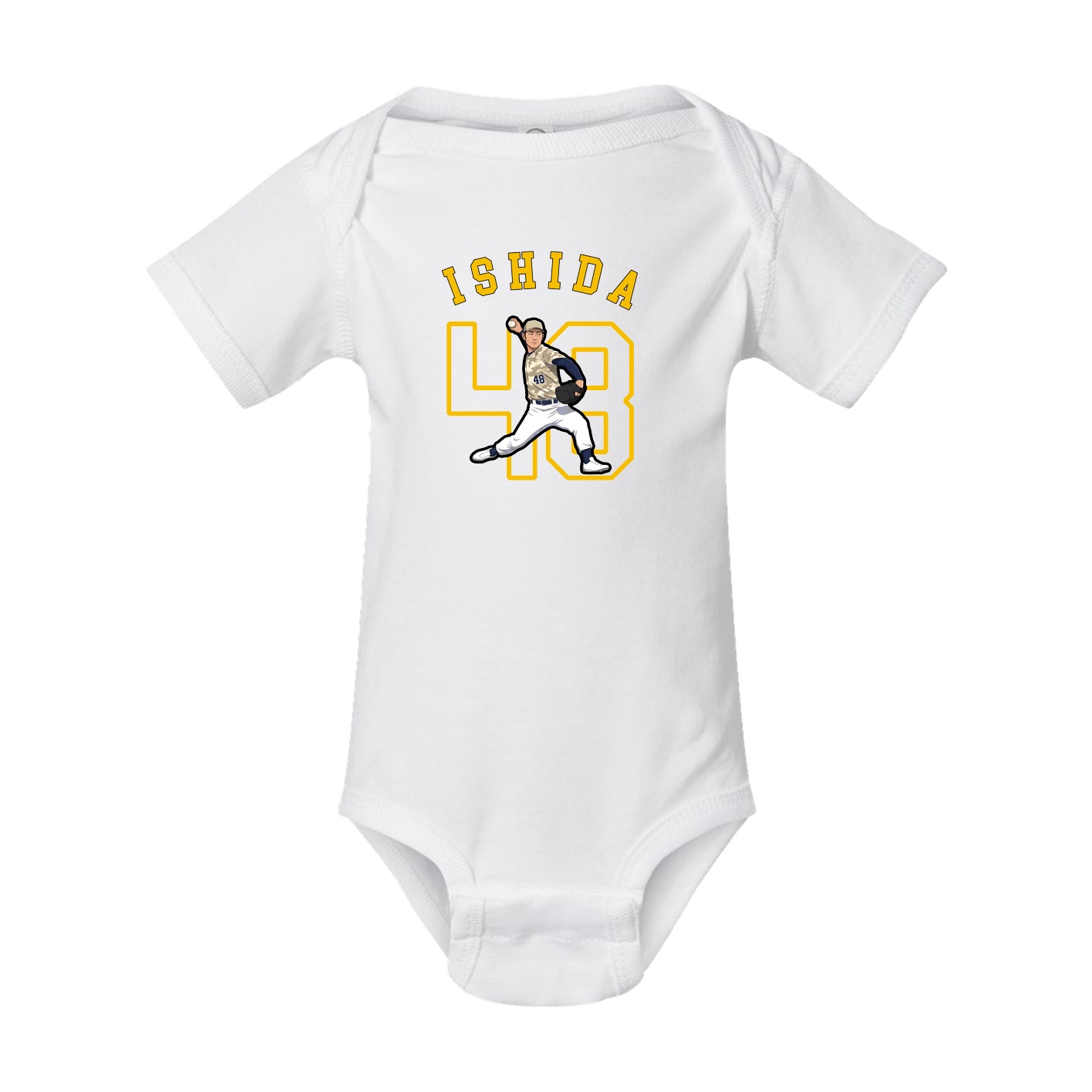 Baby Onesie — Shirsey Arch in White