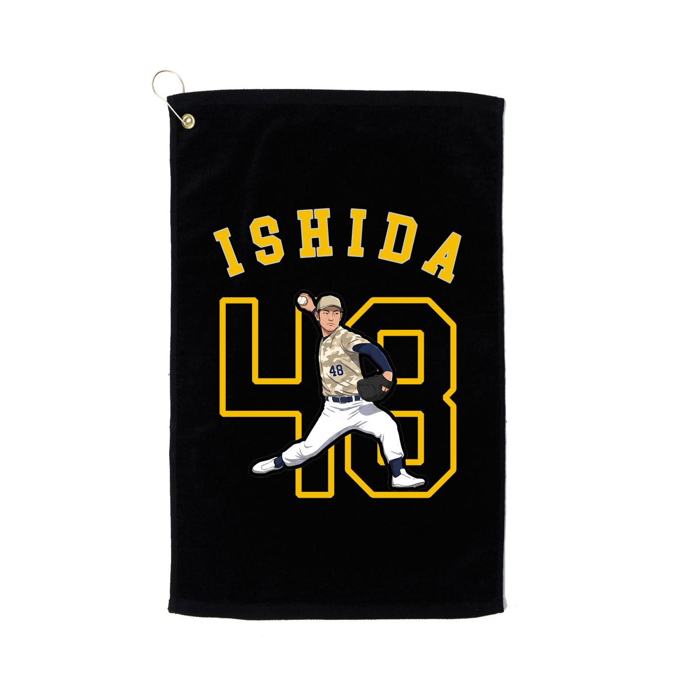 Golf Towel — Shirsey Arch in Black
