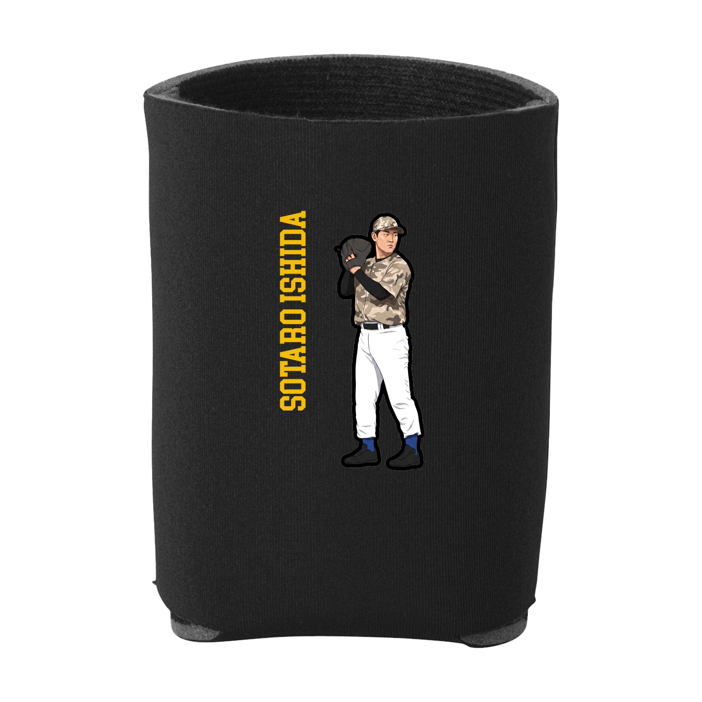 Can Holder — Name Vertical in Black