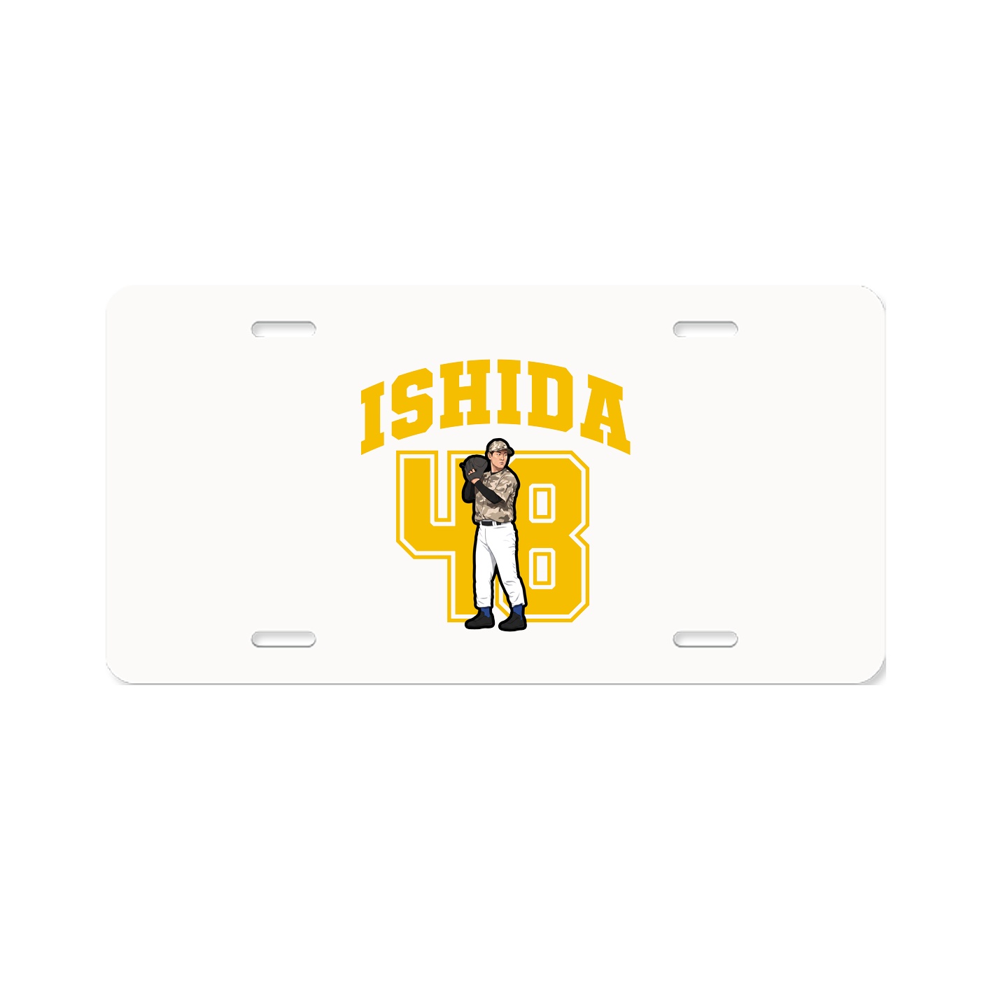 License Plate — Number in Classic