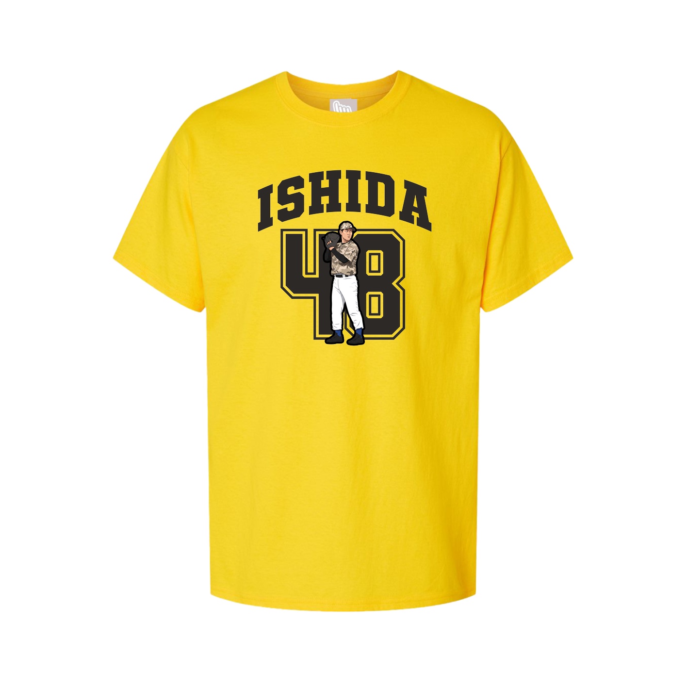 Youth Tee — Number in Gold