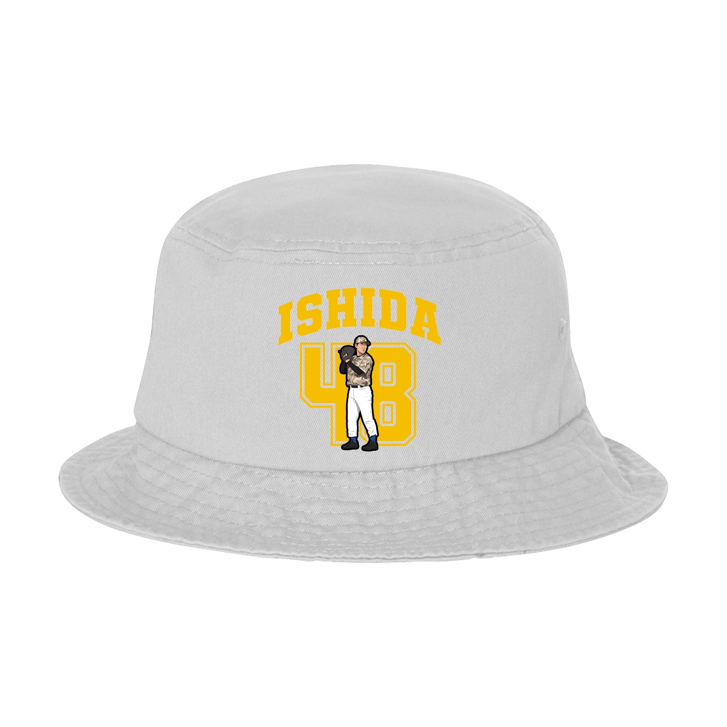 Bucket Cap — Number in White