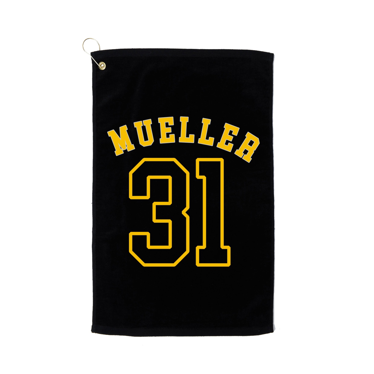 Golf Towel — Shirsey Arch in Black