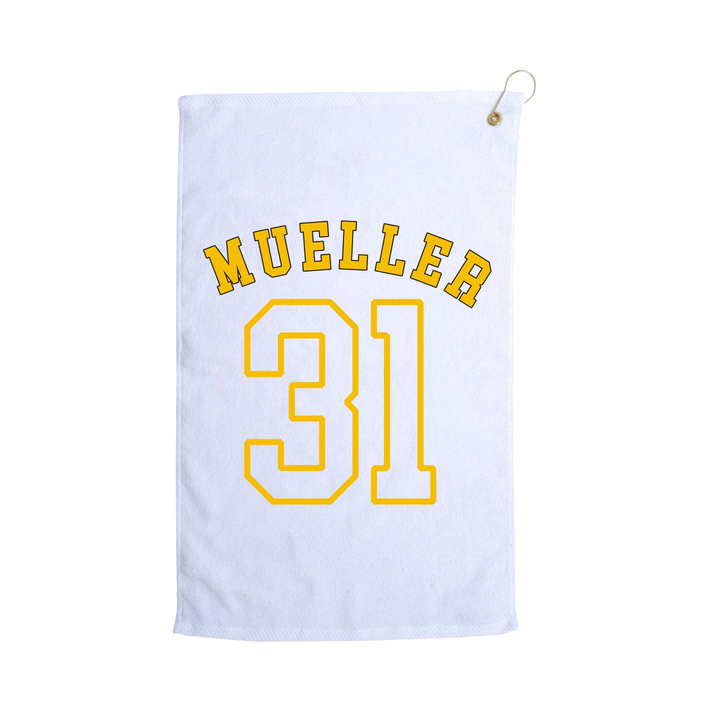 Golf Towel — Shirsey Arch in White