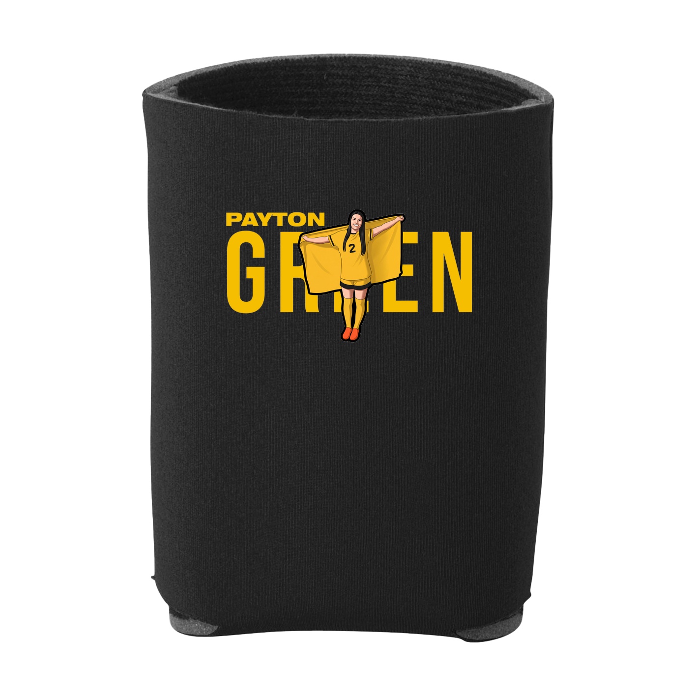 Can Holder — Player Name in Black