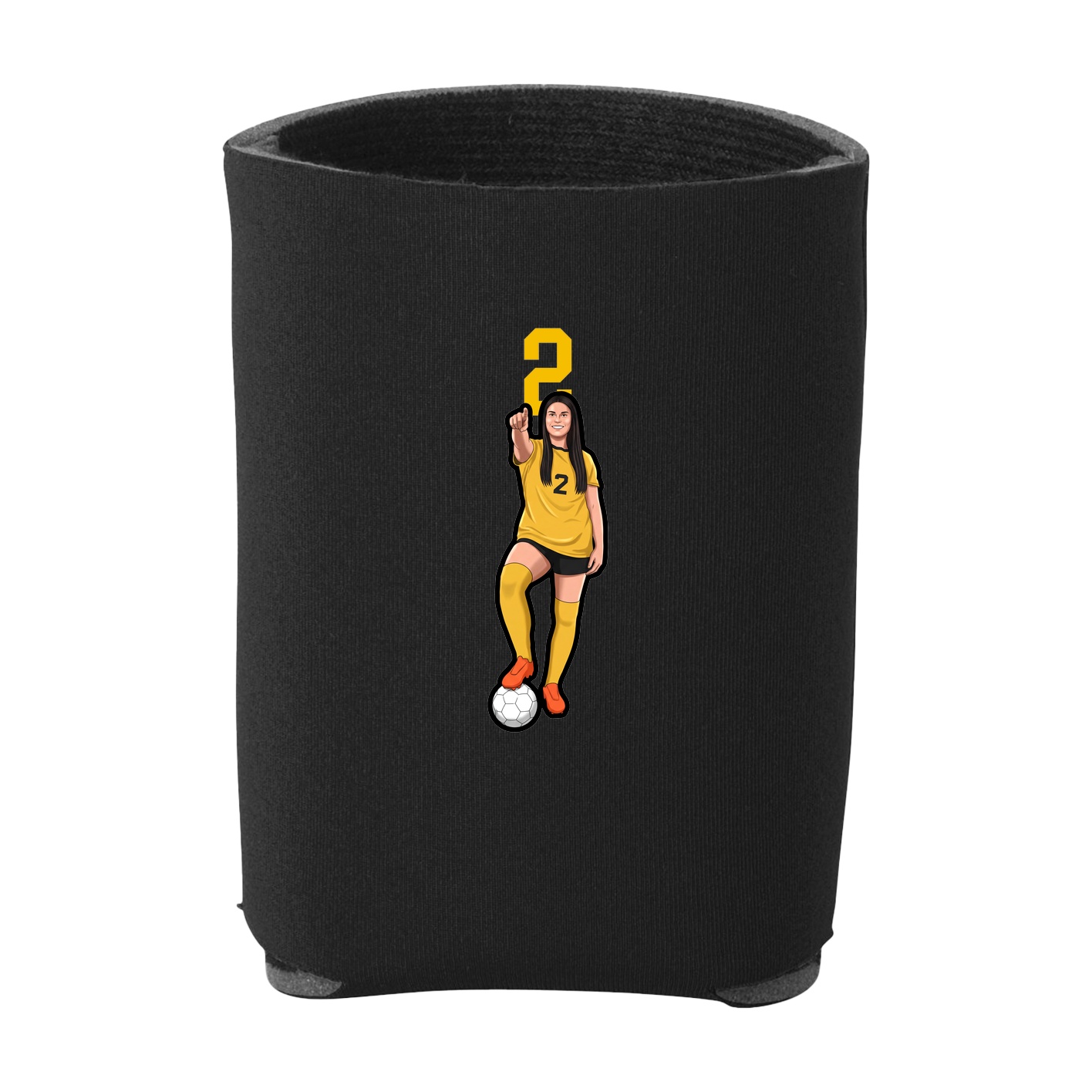 Can Holder — Number Top in Black