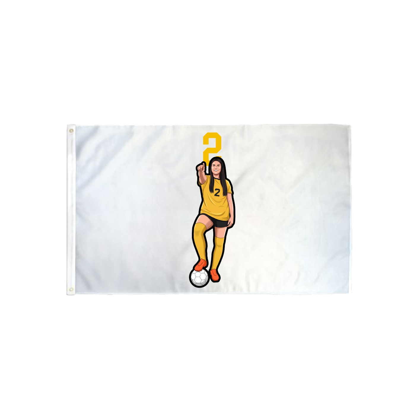 3x5 Flag — Number Top in Classic