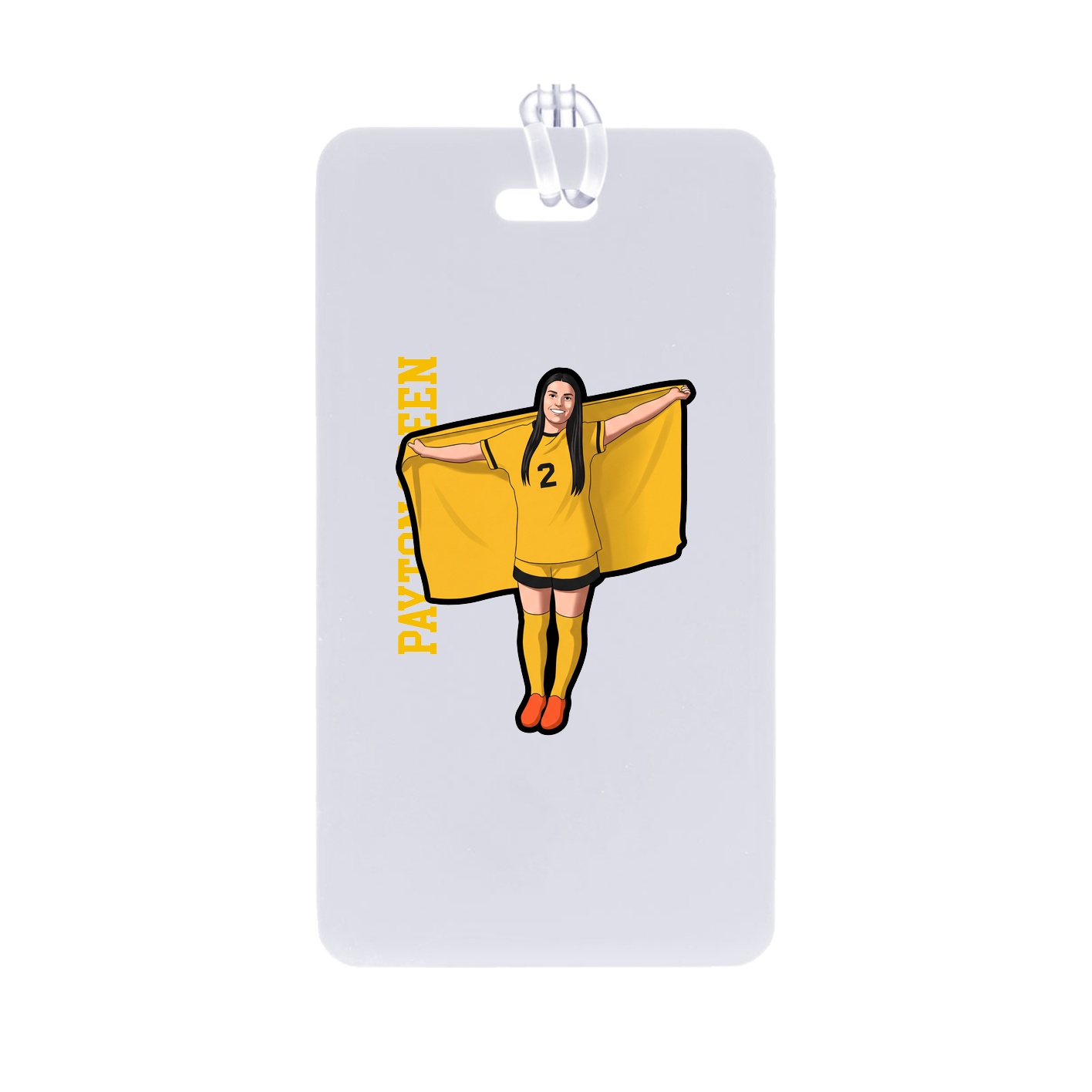 Bag Tag — Name Vertical in Classic