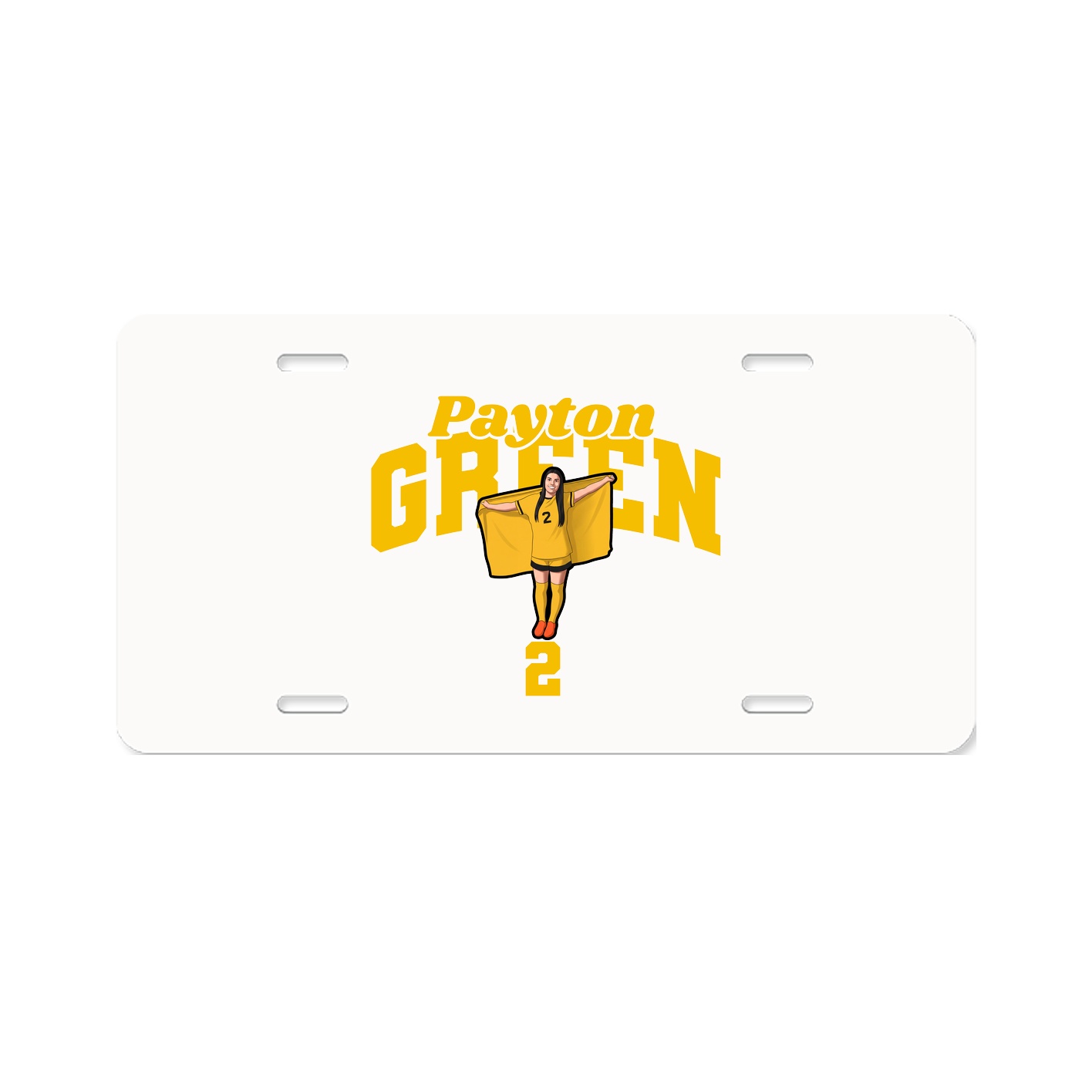 License Plate — Signature Arch in Classic