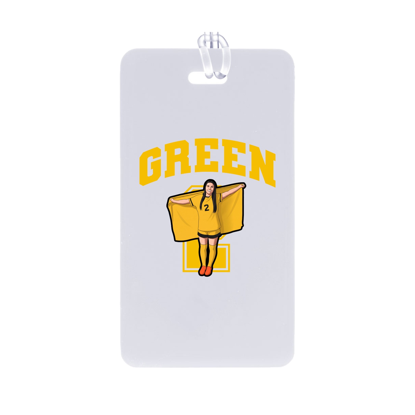Bag Tag — Number in Classic