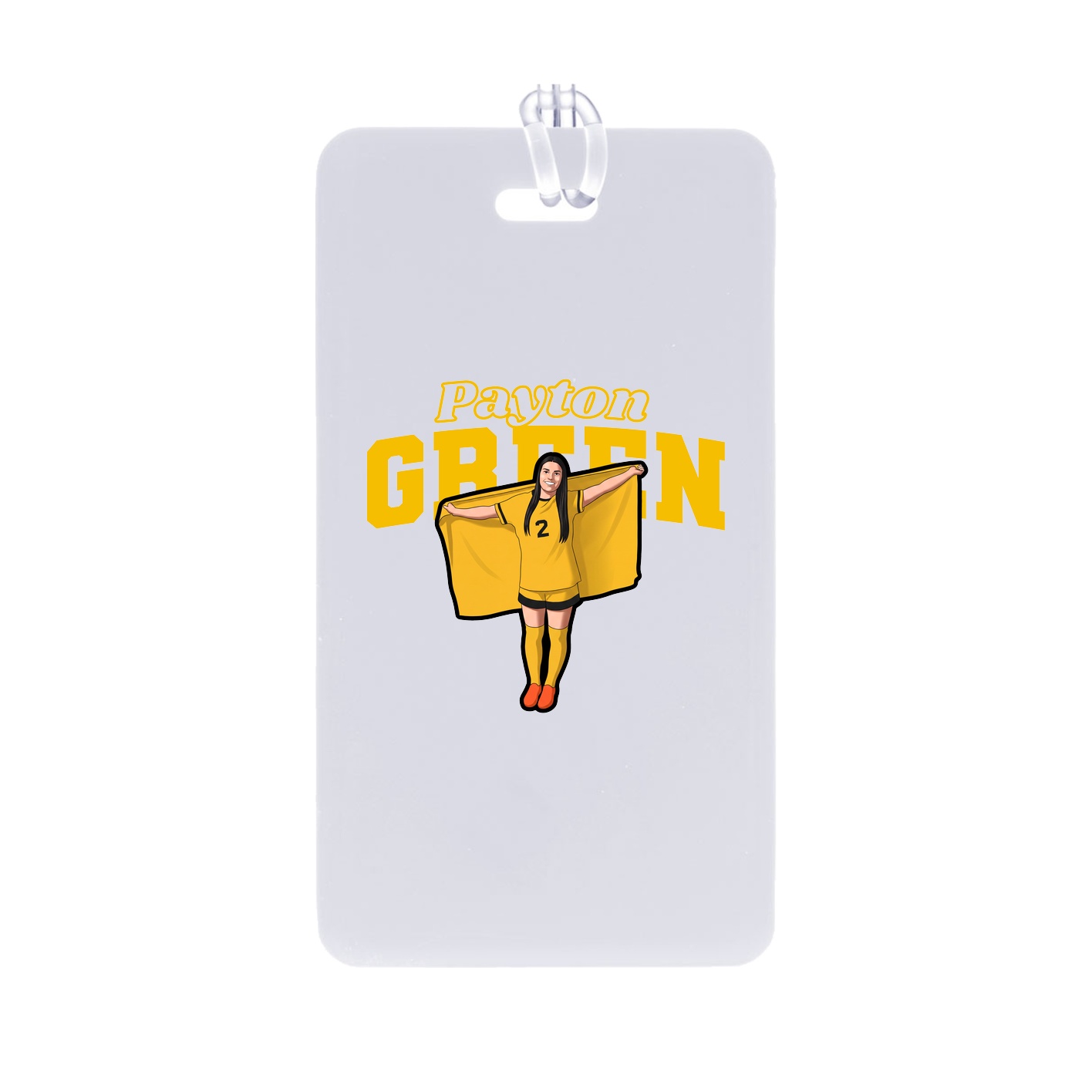 Bag Tag — Name Arch in Classic