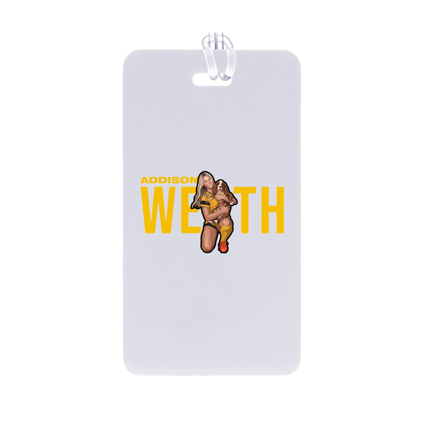 Bag Tag — Player Name in Classic