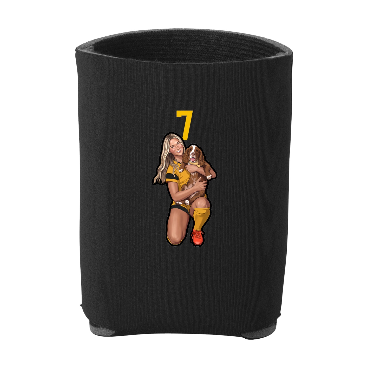 Can Holder — Number Top in Black
