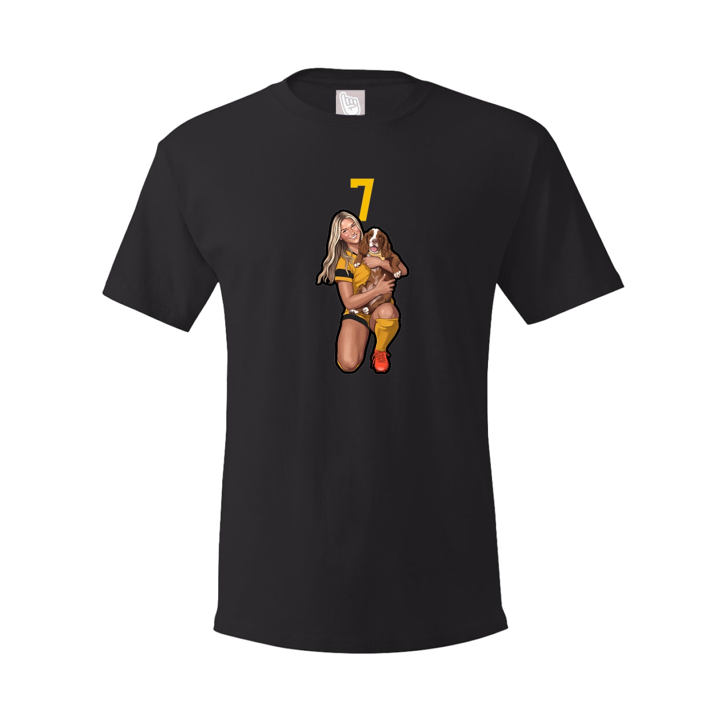 Tee — Number Top in Black
