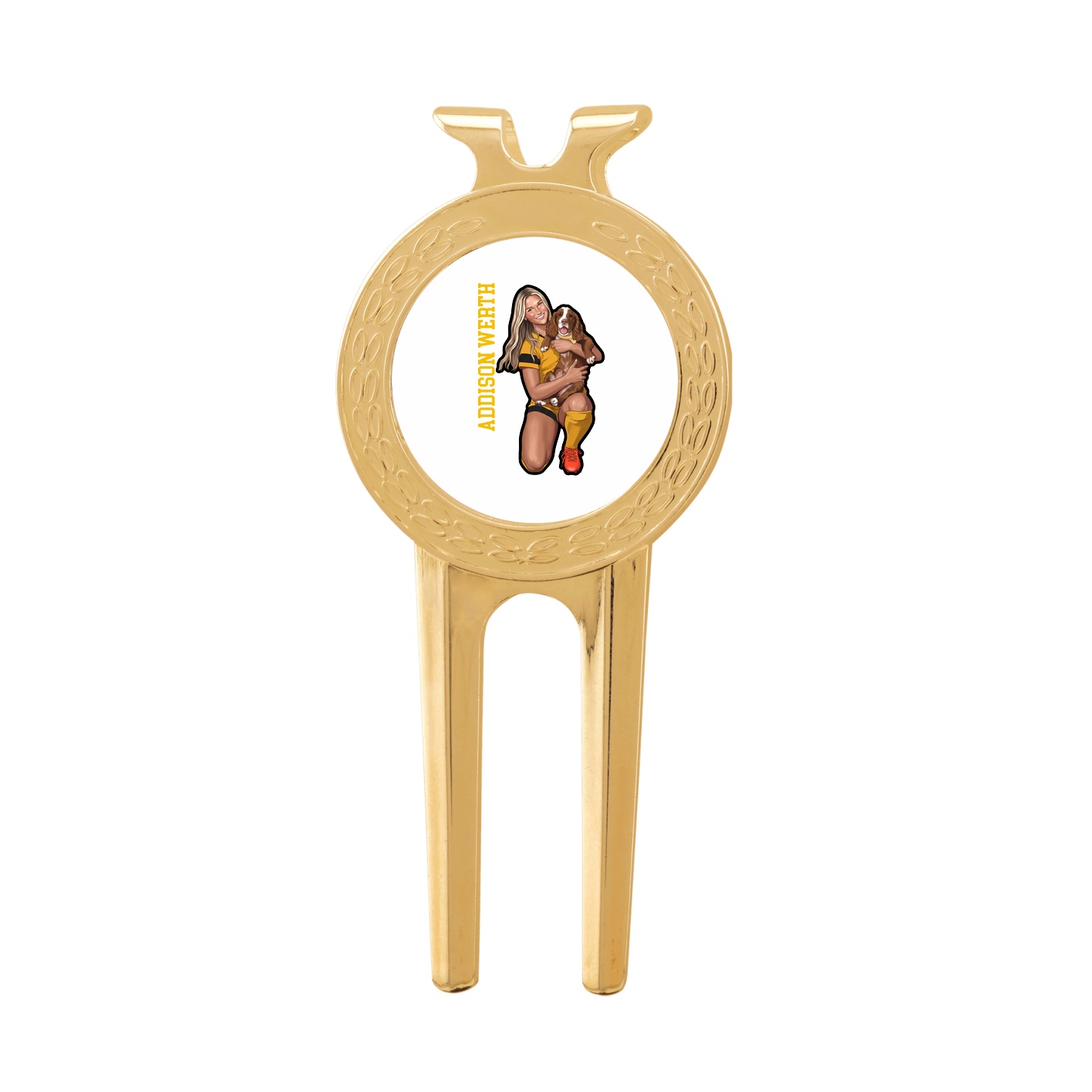Divot Tool with Ball Marker — Name Vertical in Classic