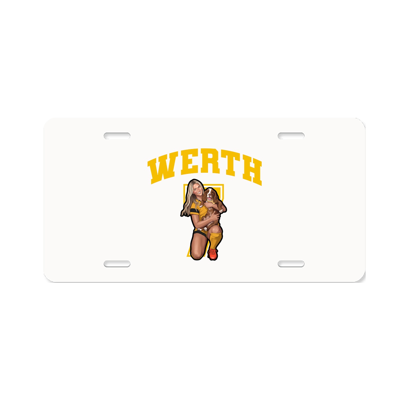 License Plate — Number in Classic