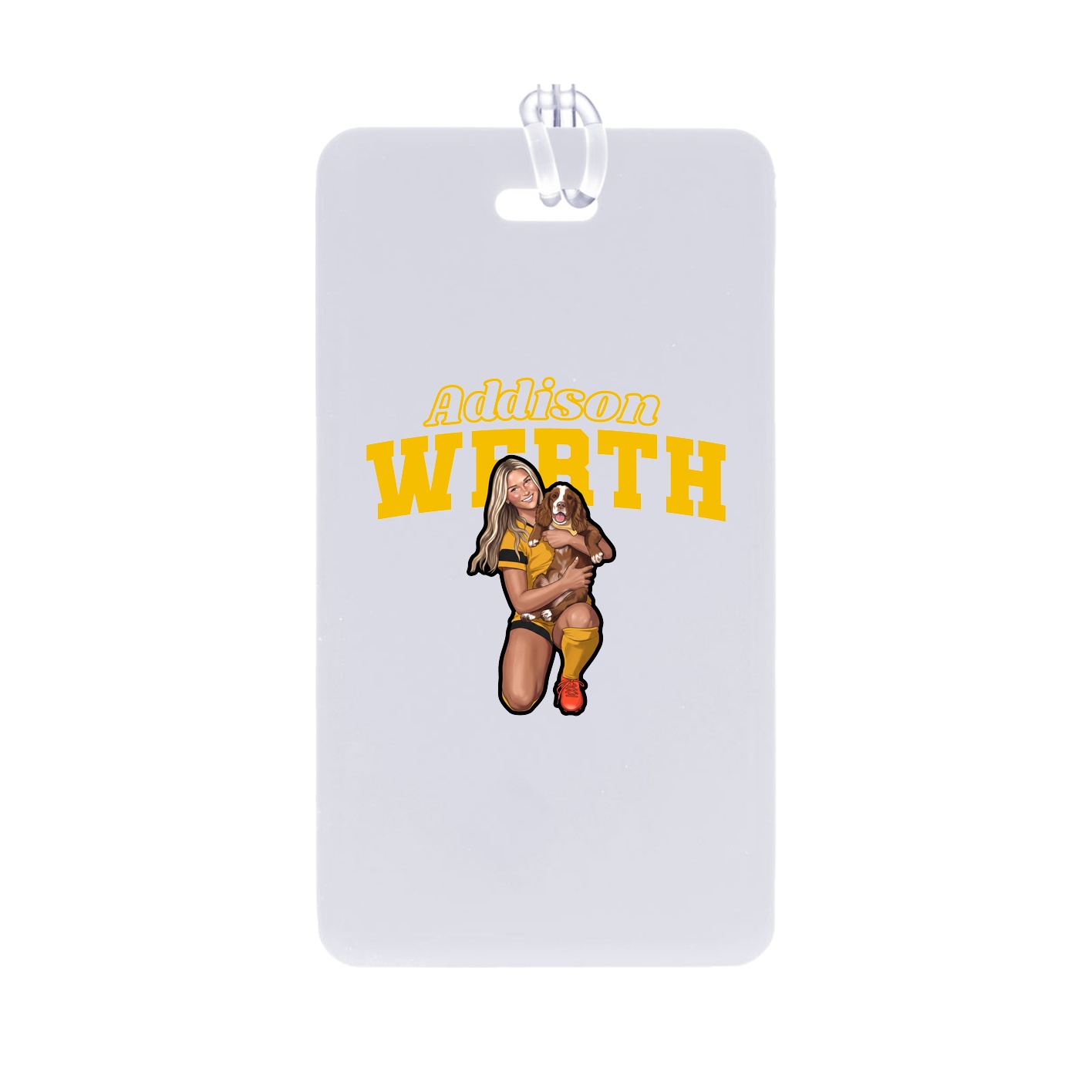 Bag Tag — Name Arch in Classic