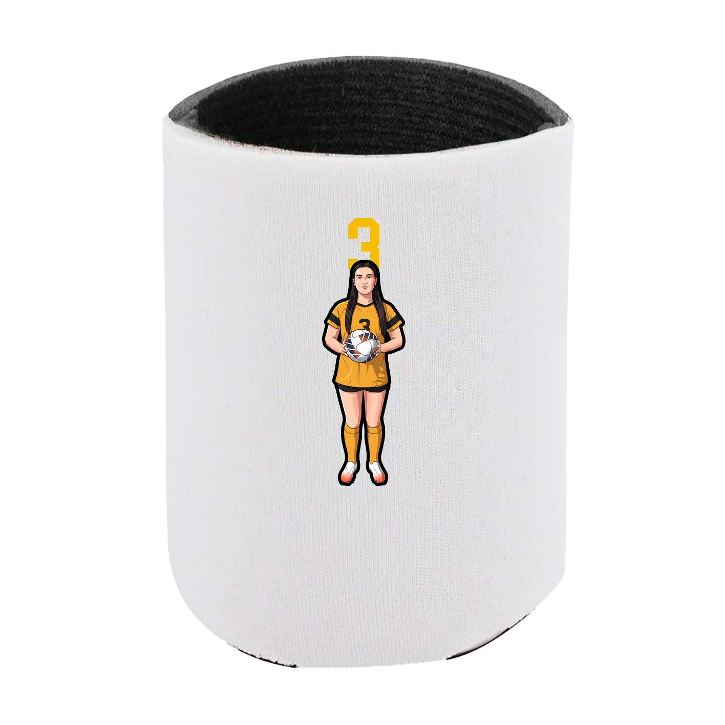Can Holder — Number Top in White