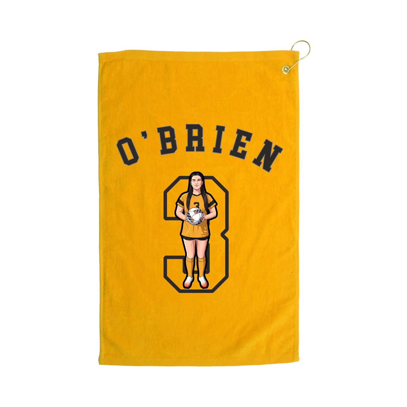Golf Towel — Shirsey Arch in Gold