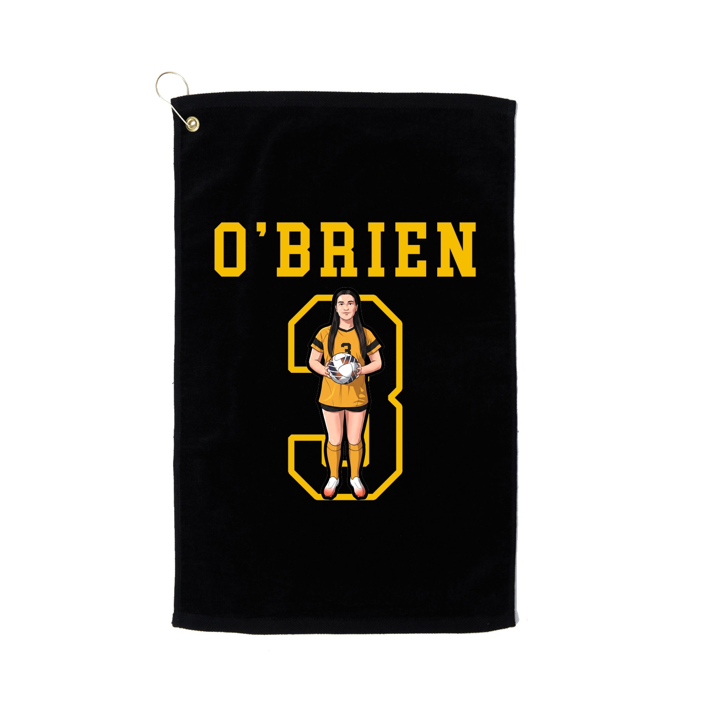 Golf Towel — Shirsey in Black