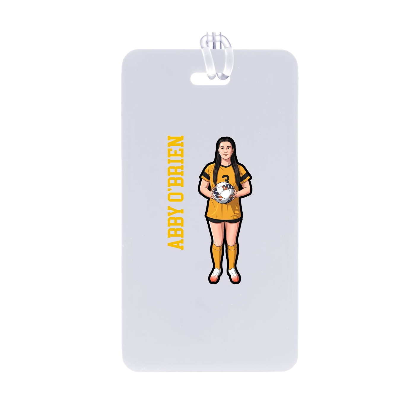 Bag Tag — Name Vertical in Classic