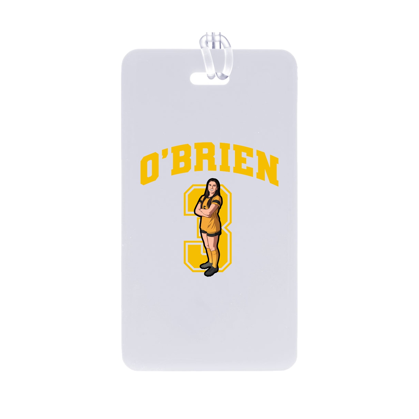 Bag Tag — Number in Classic