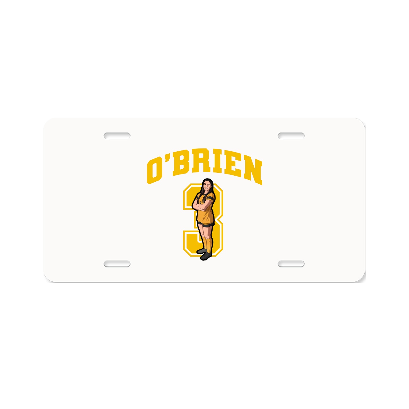 License Plate — Number in Classic