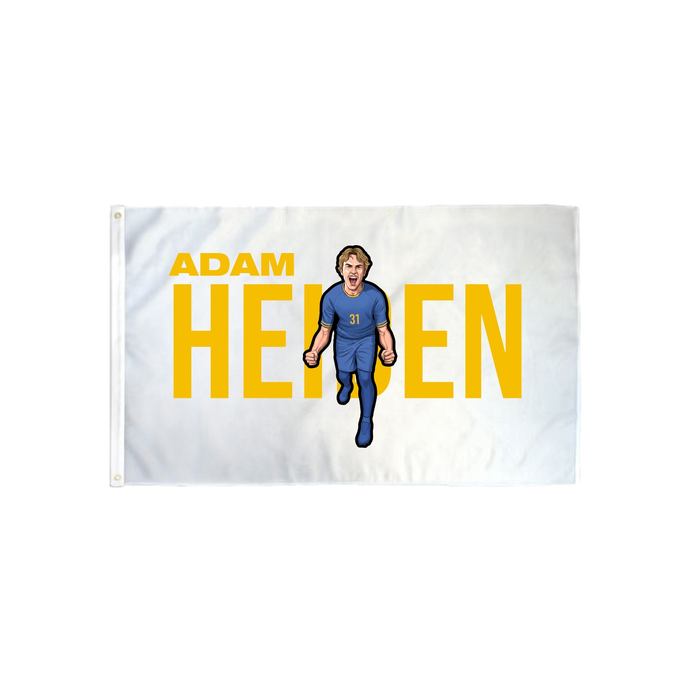 3x5 Flag — Player Name in Classic