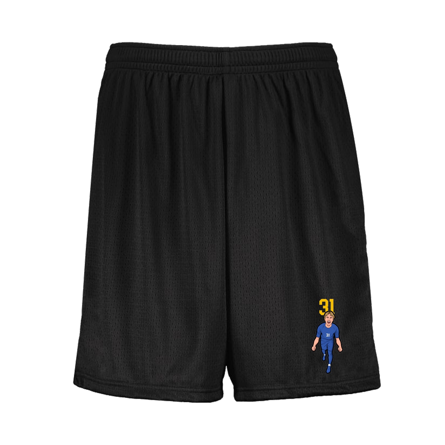 Shorts — Number Top in Black