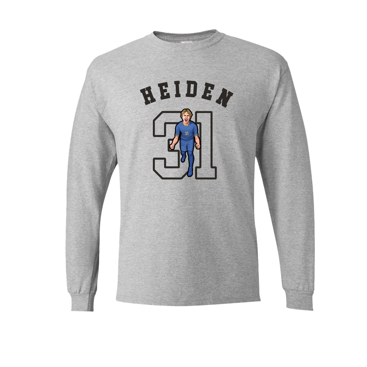 Long Sleeve Tee — Shirsey Arch in Grey