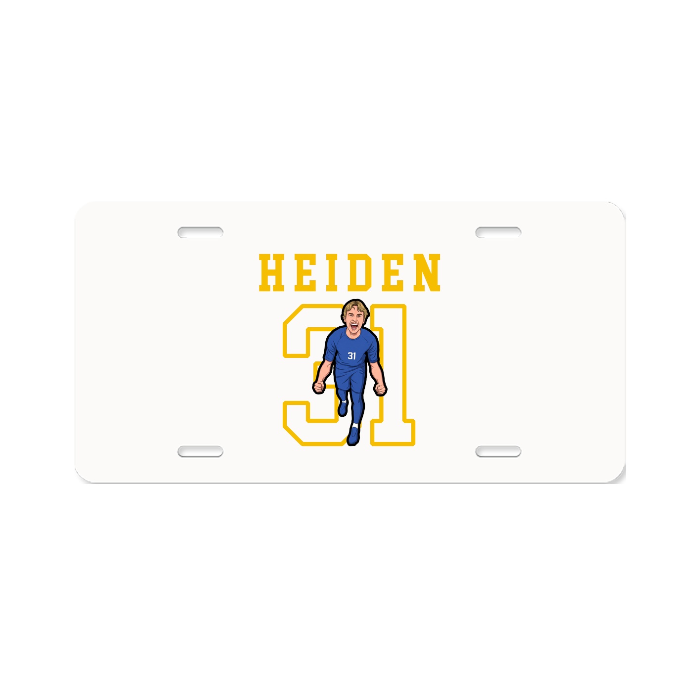 License Plate — Shirsey in Classic