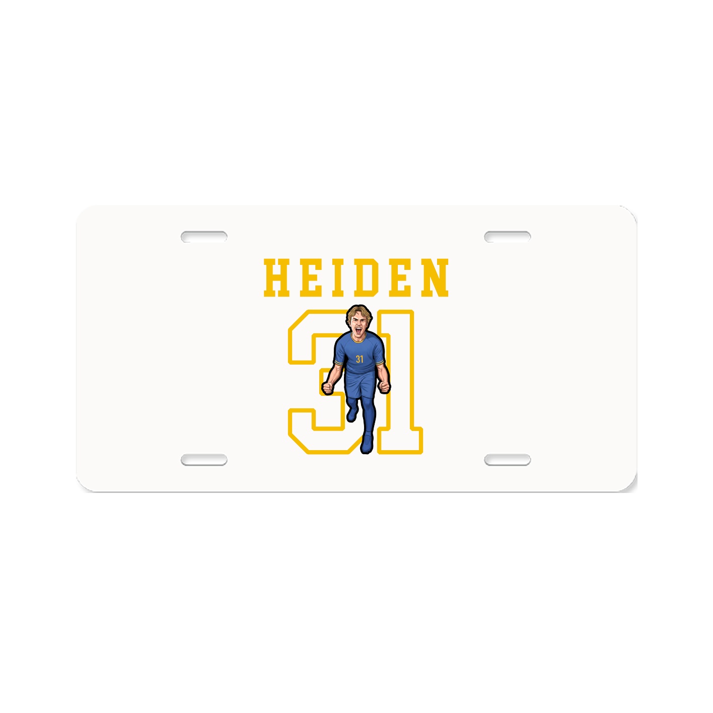 License Plate — Shirsey in Classic