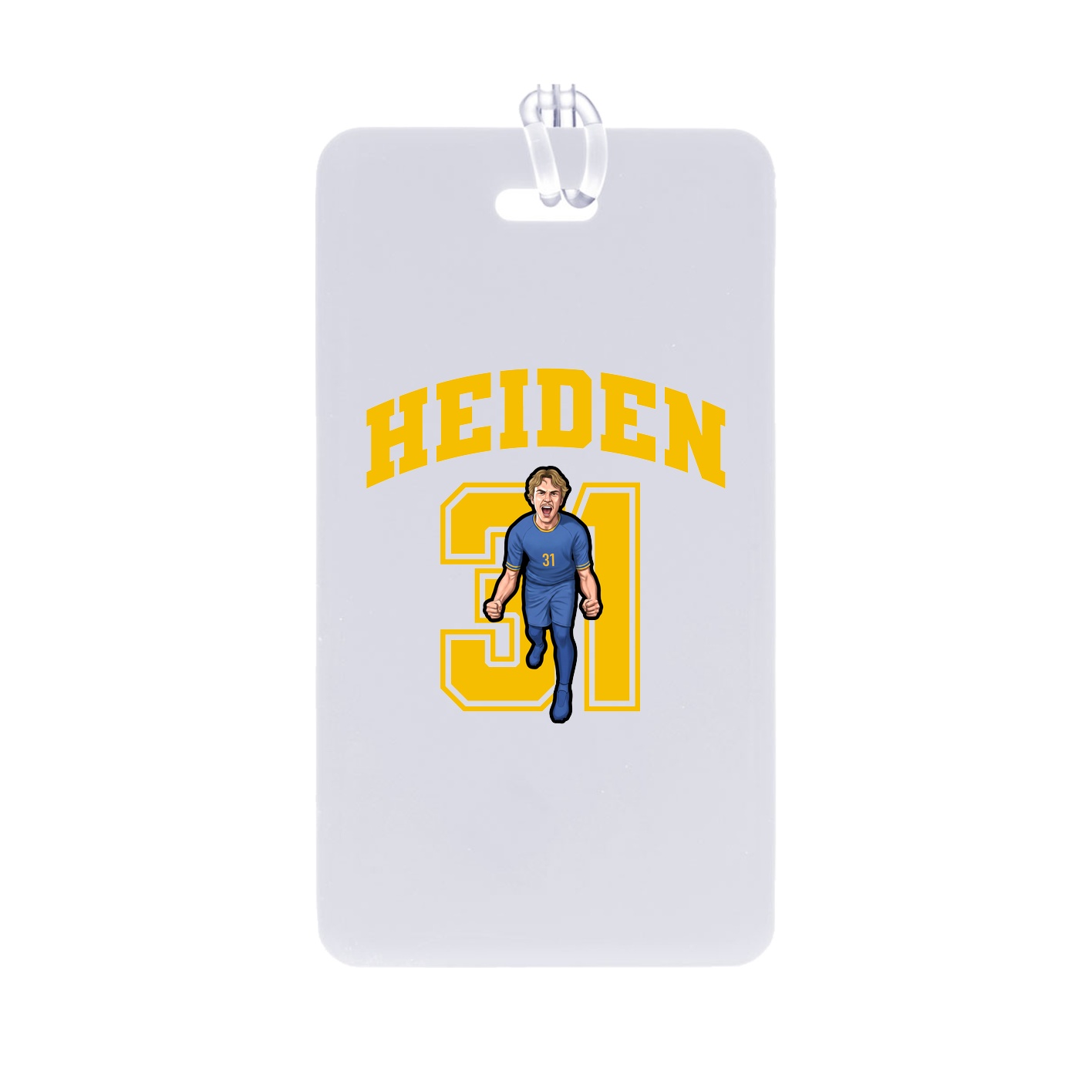Bag Tag — Number in Classic