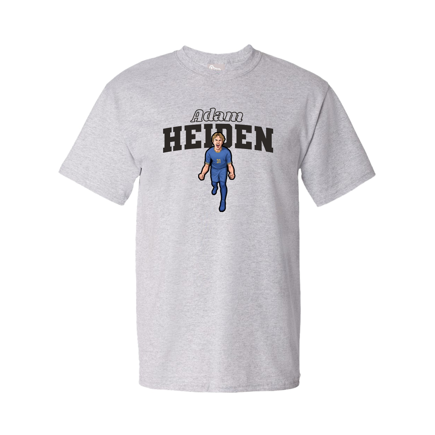 Youth Tee — Name Arch in Grey