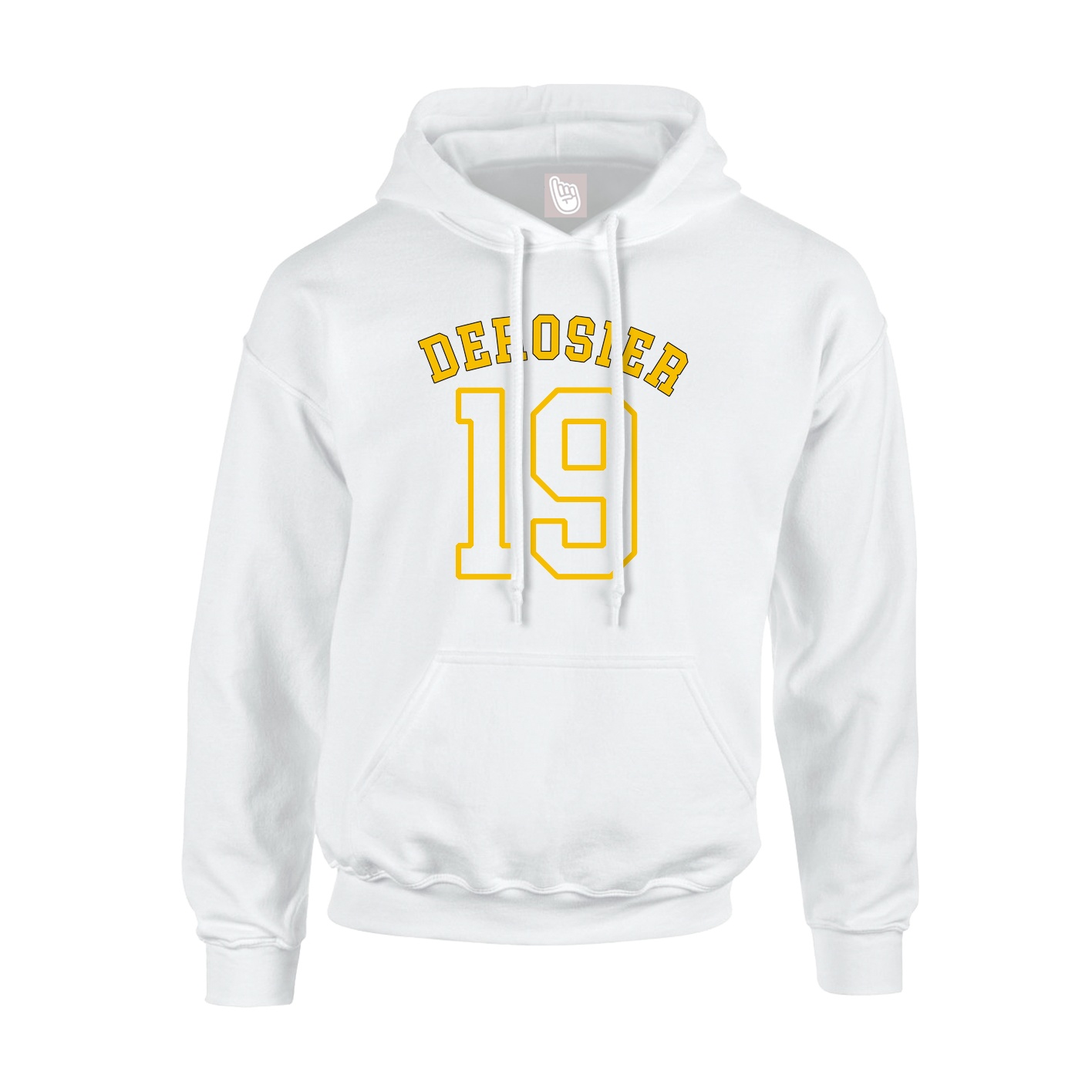 Youth Hoodie — Shirsey Arch in White