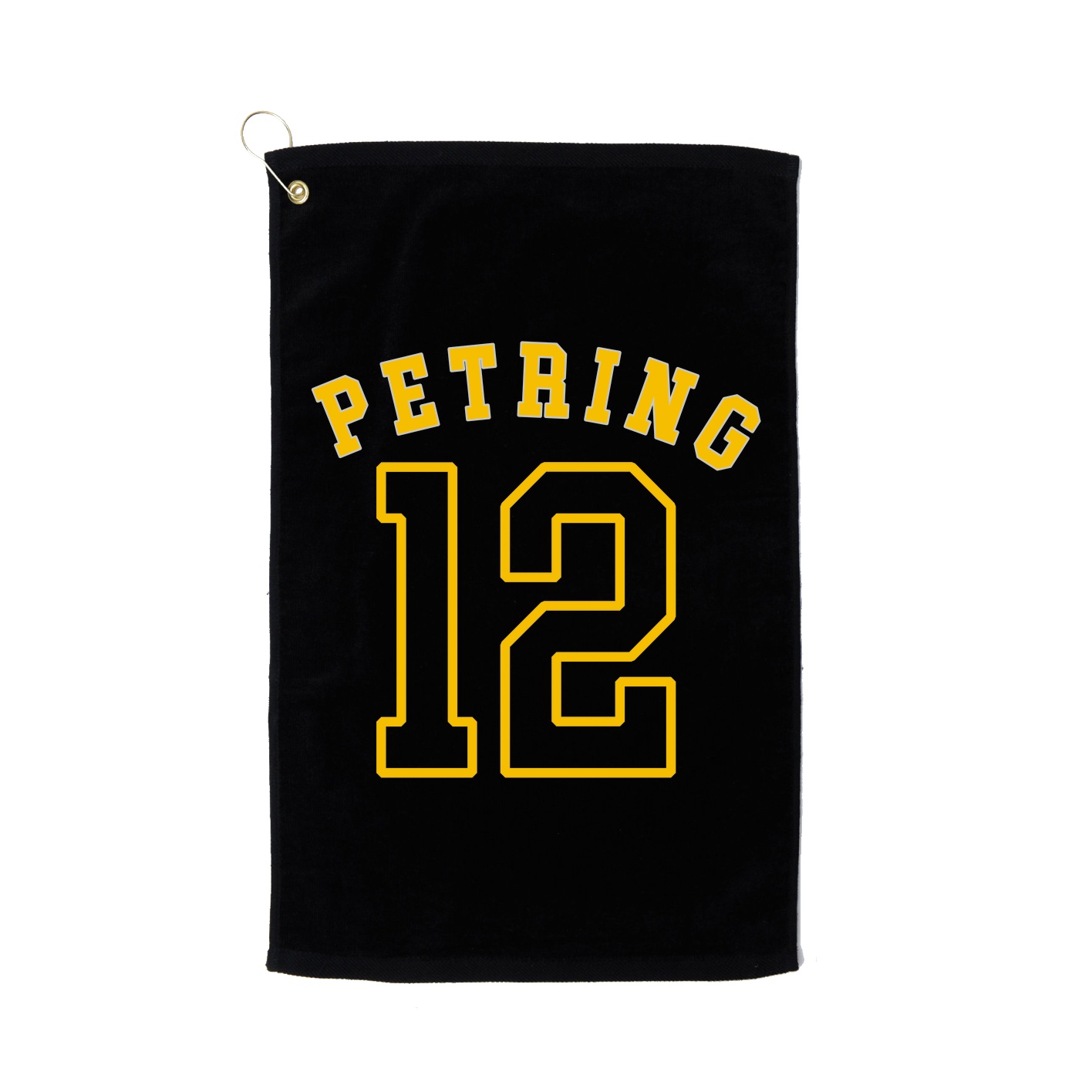 Golf Towel — Shirsey Arch in Black