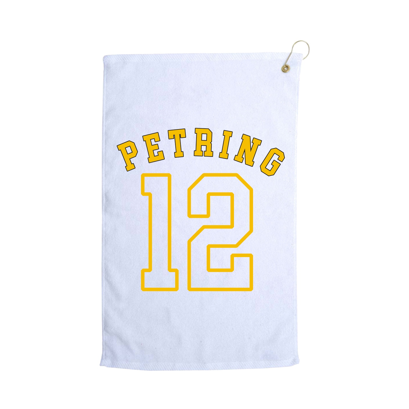 Golf Towel — Shirsey Arch in White