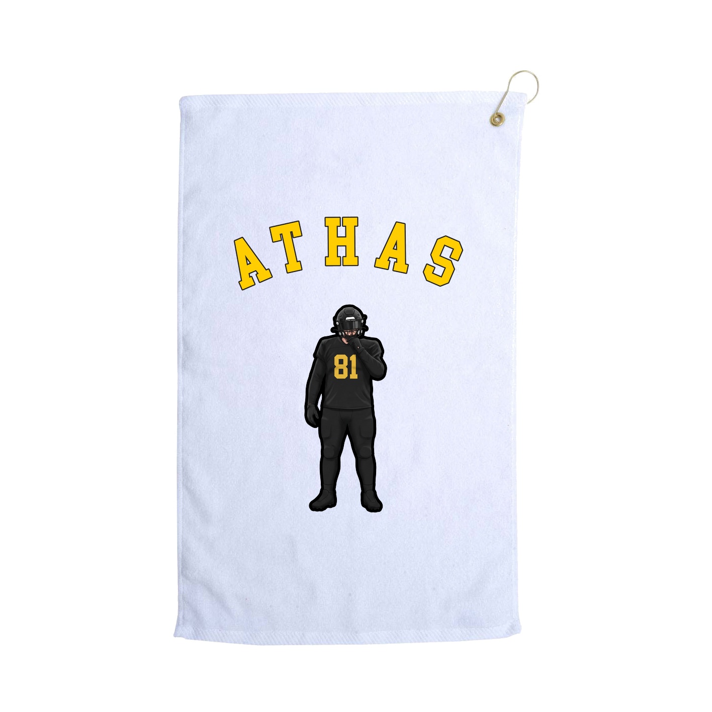 Golf Towel — Shirsey Arch in White