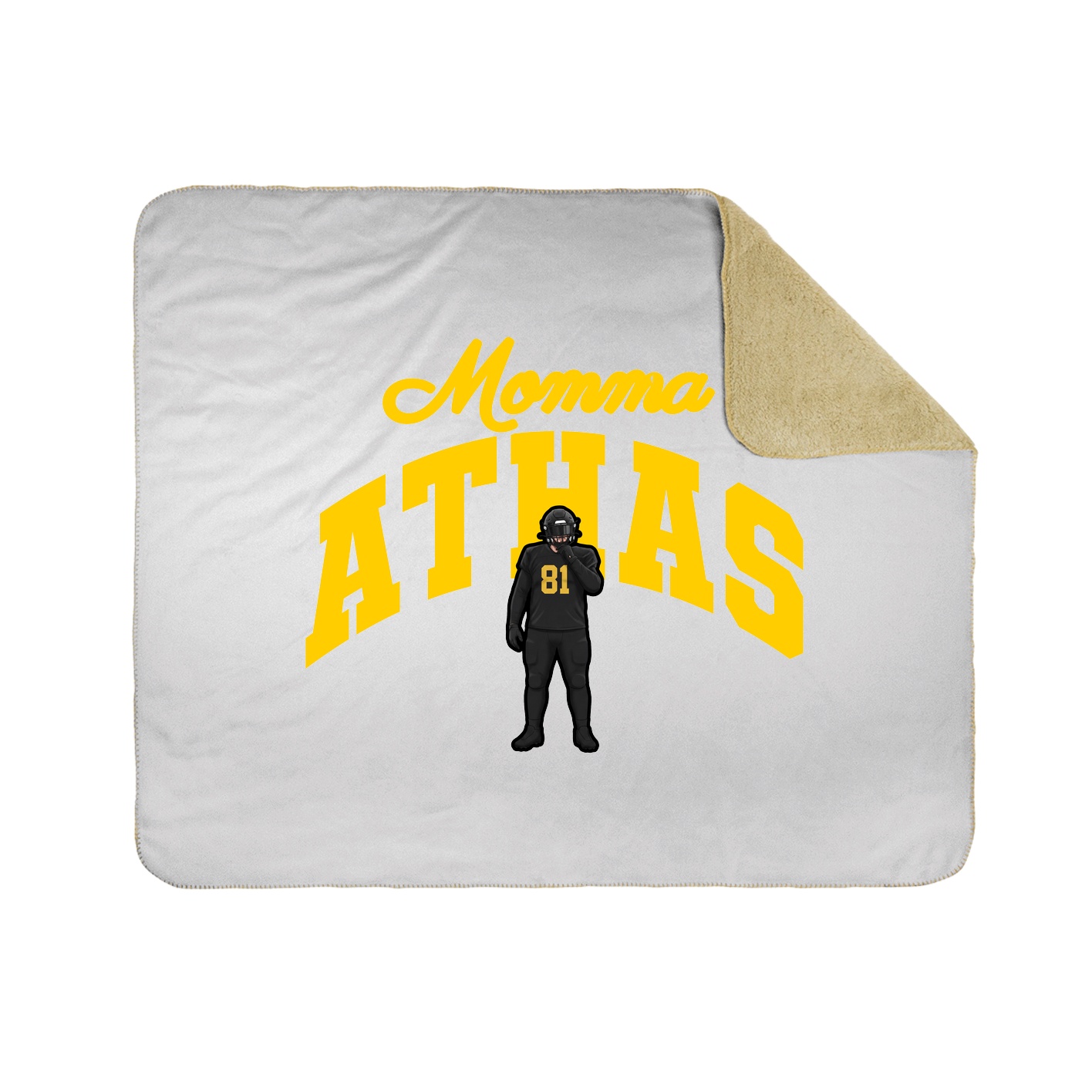Throw Blanket — Mothers Day Arch in White