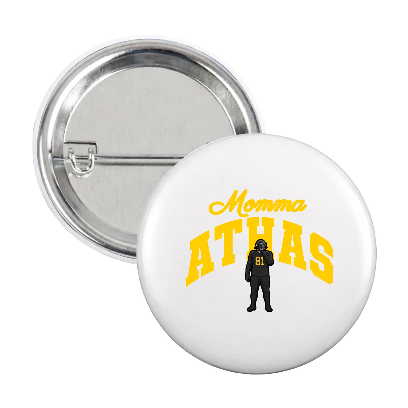 Game Day Button — Mothers Day Arch in White
