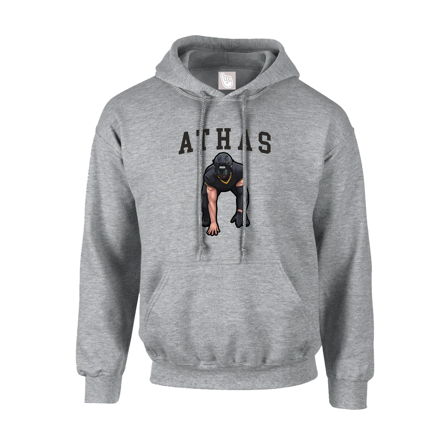 Hoodie — Shirsey in Grey