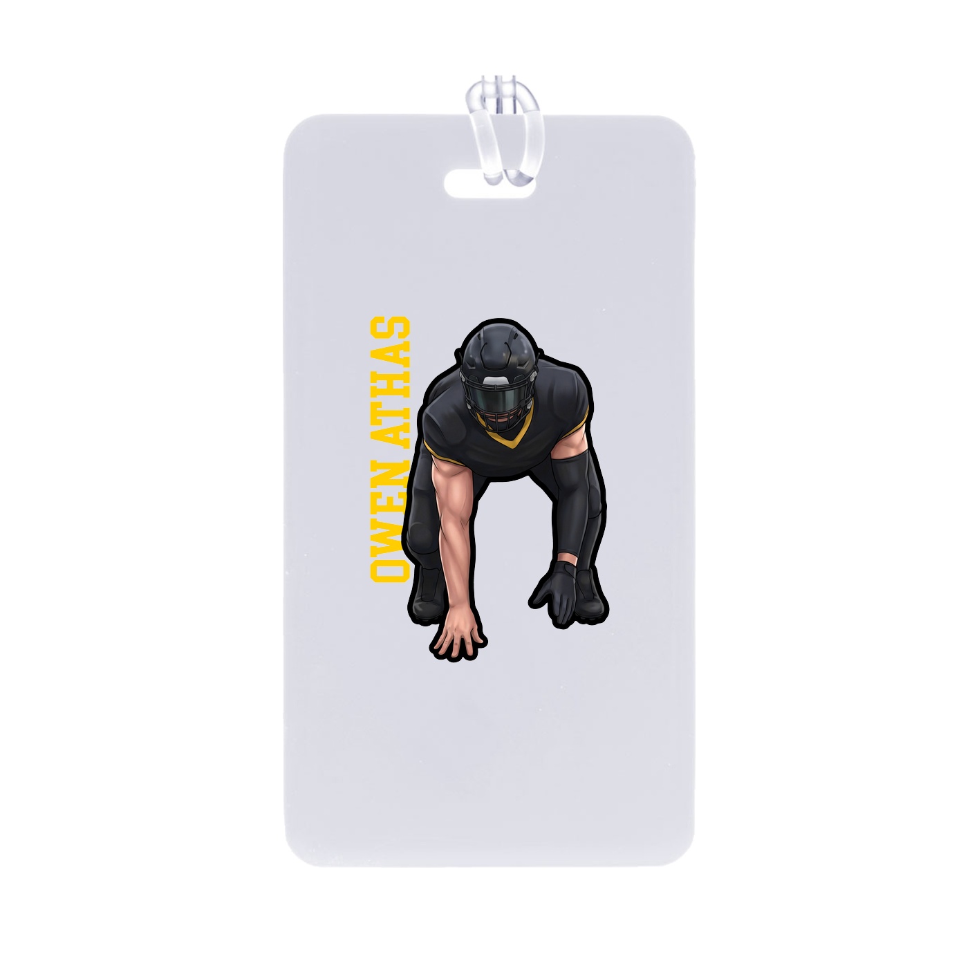 Bag Tag — Name Vertical in Classic